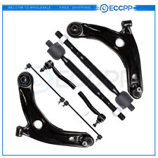 8x Fits Toyota Yaris 07-08 Front Left & Right Control Arm Tie Rod Suspension Kit picture