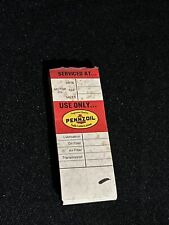 Vintage Pennzoil Door Jamb Oil Change Stickers Service Station Car Truck Qty 30 picture