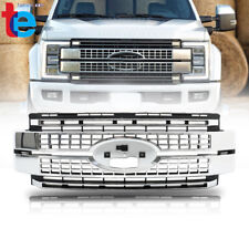 Chrome Grille Grill For 2017 2018-2019 Ford Super Duty F-250 F-350 F-450 picture