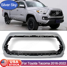 For Toyota Tacoma 2016-23 Silver Sky Grille Outer Frame Surround+Bracket Holder picture