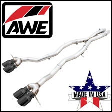 AWE Track Edition Cat-Back Exhaust System fits 2021-2024 BMW M3 / M4 3.0L L6 picture