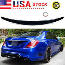 Gloss Black Rear Spoiler Wing For Benz W222 S Class S560 S63 AMG Sedan 2014-2020 picture