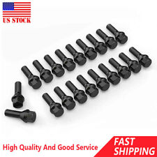 Set of 20 Wheel Lug Bolts Nuts For BMW E46 E90 E39 E60 E53 36136781150 M12*1.5 picture