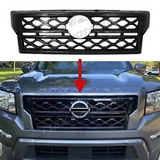 Gloss Black Grille Grill Overlay Trim For 2022-2024 Nissan Frontier picture