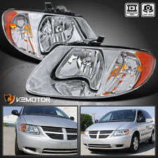 Fits 2001-2007 Dodge Caravan Chrysler Town & Country Headlights Left+Right 01-07 picture