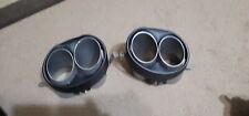 L+R Akrapovic style carbon fiber exhaust tips for A7 S7 picture