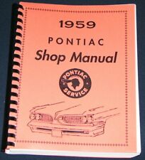 NEW Shop Service Manual 59 PONTIAC 1959 Bonneville Catalina Star Chief picture