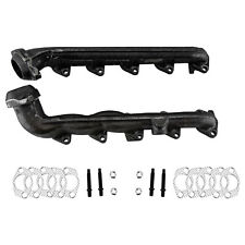 2PCS (LH+RH) Exhaust Manifold Headers For 2000-2013 Ford Super Duty Van 6.8L V10 picture