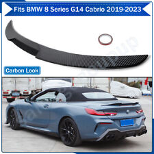 For BMW 8 Series G14 F91 M8 Convertible Carbon Look M4 Style Rear Spoiler Wing picture