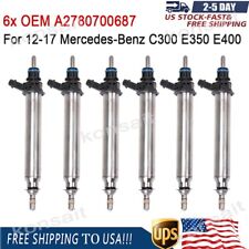 0261500065 6X Fuel Injector For Mercedes-Benz B260 C300 350 CLA45 CLS 63AMG E350 picture