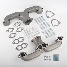 Exhaust Manifolds Rams Horn Style For Small Block Chevy SBC 283 305 327 350 400 picture