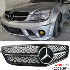 Front Grille For Mercedes Benz C-Class W204 C250 C300 C350 Grill w/Star 2008-14 picture