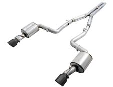 AWE Touring Exhaust for 17-23 Charger 5.7L w/ Round Stock Tips-Black Tips picture