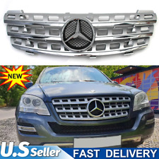 Front Upper Grill W/Emblem For Mercedes Benz W164 2005-2008 ML320 ML500 ML350 picture
