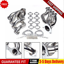NEW 1× Exhaust Header Kit For Chevy Avalanche Silverado Sierra Tahoe 4.8 5.3 V8 picture