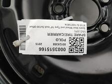 VOLKSWAGEN POLO Spare Steel Wheel and Tyre 14