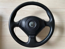 HONDA S2000 AP1 Steering Wheel Black Lether Genuine Used picture