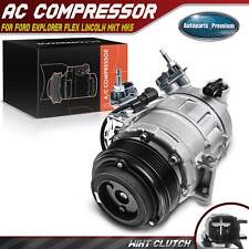AC Compressor w/ Clutch for Ford Explorer Flex Police Interceptor Sedan Lincoln picture