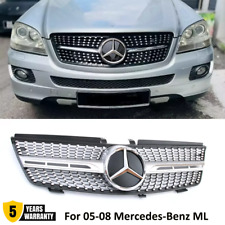Front Grill Grille W/3D EmblemFor Mercedes W164 2005-2008 ML350 ML500 ML550 picture