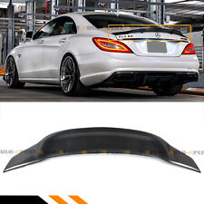 FOR 12-17 MERCEDES W218 CLS63 CLS500 CLS550 RT STYLE CARBON FIBER TRUNK SPOILER picture
