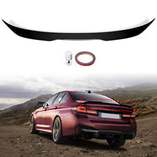 FOR BMW G30 520d 530i 540i F90 M5 PRO STYLE GLOSSY BLACK TRUNK SPOILER 2017-2023 picture