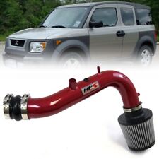 HPS Performance Red Shortram Air Intake Kit w/Filter For 03-06 Honda Element 2.4 picture