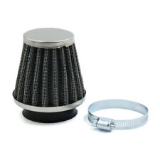 44mm Inlet Dia Car Motorcycle Air Intake Filter Cleaner w Adjustable Clamp picture