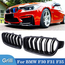For BMW F30 F31 F35 320i 328i 330i 340i 2012-18 Carbon Look Front Kidney Grille picture