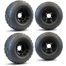 Set of 4 18x8-8 RXAL All Terrain Golf Cart Tires and 8