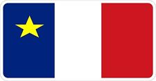 Acadian Flag Logo Decal / Sticker picture