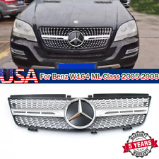 Front Grille w/Emblem For Mercedes Benz W164 ML320 ML350 ML500 2005-2008 Grill picture
