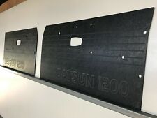 Black ABS Waterproof Door Cards Fits Datsun 1200 B110 B120 Ute Sedan Wagon x2 picture
