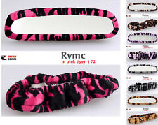 Rear View Mirror Cover Tiger design variety of colors fits 8 -11 inches circunfe picture