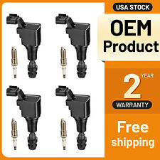 4 Ignition Coils & Spark Plugs Pack For Chevrolet Malibu GMC Pontiac Regal UF491 picture