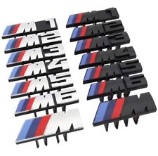 Emblem Badge For The Bmw GRILLE M M1 M2 M3 M4 M5 M6 In A Silver And Black Color picture