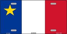 Acadian Canada Flag Novelty Metal License Plate picture