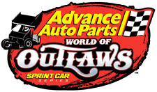 World of Outlaws Sprint Car Series Advance Auto Parts RED RACING DECAL / STICKER picture
