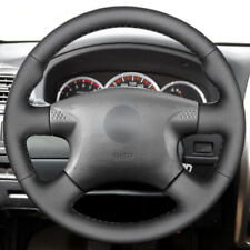Black Leather Steering Wheel Cover For Nissan X-Trail (T30) 2001-2007 Almera N16 picture
