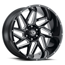 Vision Off-Road 20x10 Wheel Gloss Black Milled 361 Spyder 6x135 -25mm Rim picture