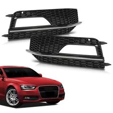 Fit For Audi S4/A4 2013-2016 Front S-line Bumper Fog Light Lamp Frame Cover Gril picture