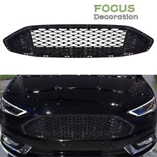 Front Bumper Grill Honeycomb Trim Gloss Black Grille For Ford Fusion 2017 2018 picture