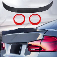For BMW 328i 335i 330i Rear Spoiler Trunk Wing Carbon Fiber Style M3 F30 F35 CS picture