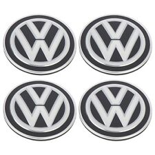 FOUR NEW OEM 2015-2021 Volkswagen Golf GTI MK7 Carbon Fiber Wheel Center Caps picture