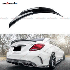 FOR 15-2021 MERCEDES BENZ W205 C63 AMG PSM STYLE GLOSS BLACK TRUNK SPOILER WING picture