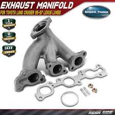 Rear Exhaust Manifold w/ Gasket Kit for Toyota Land Cruiser 95-97 Lexus LX450 picture