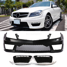 C63 AMG Style Front Bumper kit W/DRL W/o PDC For Mercedes C-Class W204 C250 C300 picture