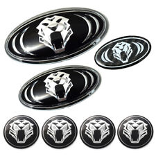 7x Tiger Head Emblem Car Front Rear Badge Steering Wheel Hubcap Sticker for Kia picture