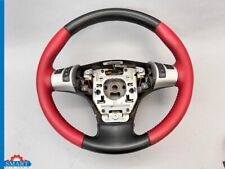 Saturn Sky Steering Wheel Stitched Leather Red Black 07-09 OEM Has Some Wear picture