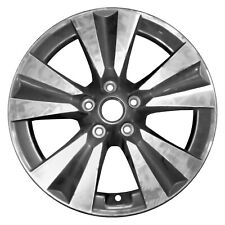 Refurbished 17x6.5 Machined Dark Charcoal Wheel fits 2013-2017 Nissan Leaf picture