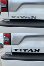 FITS Nissan Titan Emblem Decals 2016 2017 18 2019 / 20 2021 2022 23 24 XD Pro4X picture